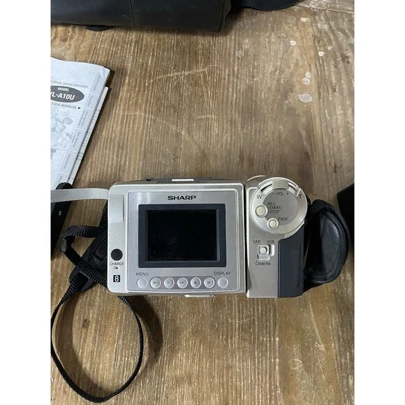 Sharp VL-A10 VL-A10U 8mm Video8 Camcorder Player Camera Video Transfer Untested